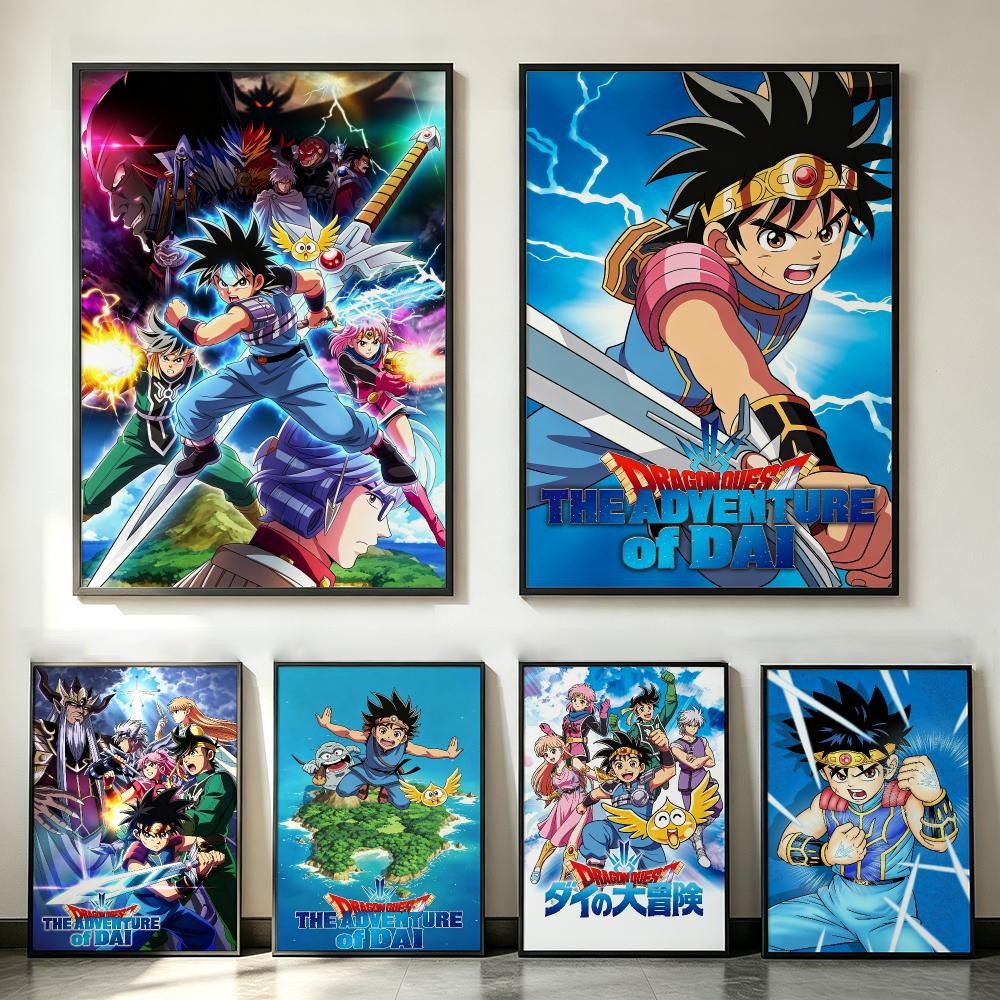 Office Quest - Póster del juego Dragon Quest, impresión