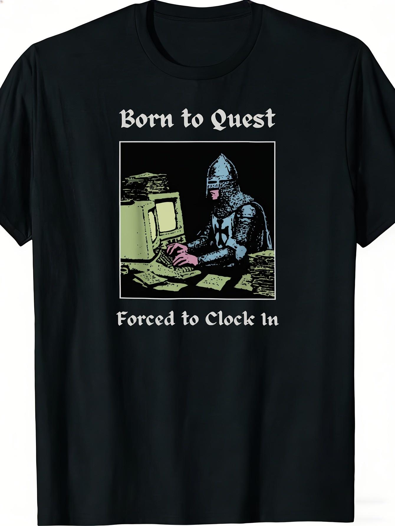 Office Quest - Camiseta con diseño de meme de