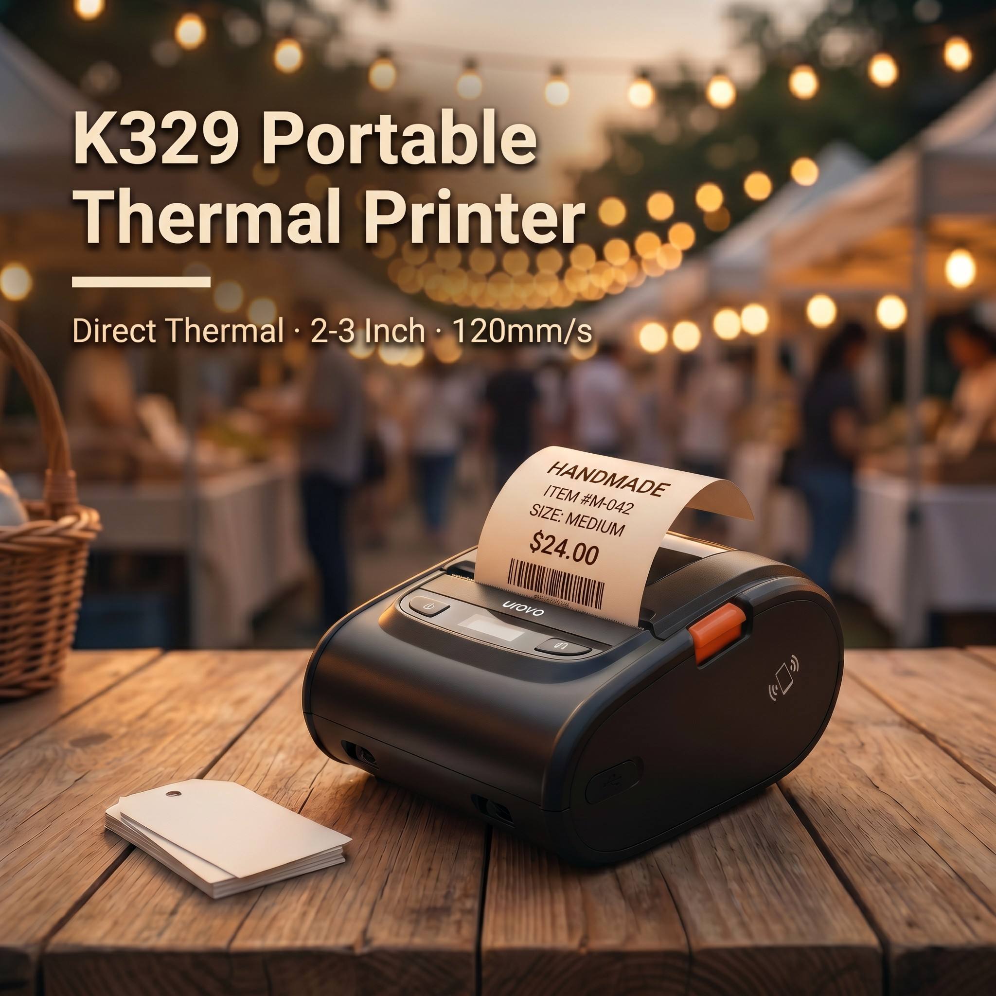 Receipt Printer Thermal - Mini Impresora Térmica Portátil, Mini Impresora