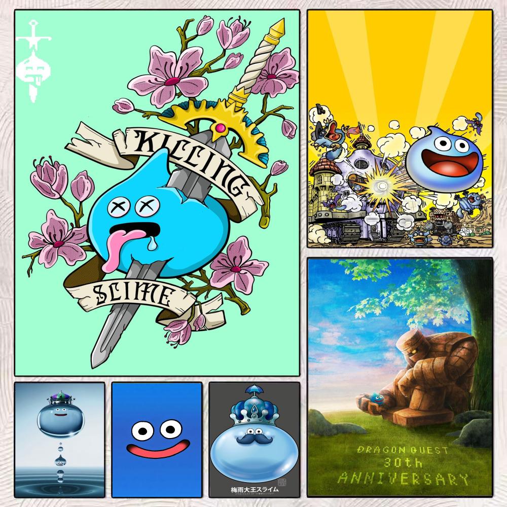 Póster D-Dragon Quest Slime, p - Office Quest reseña y precio