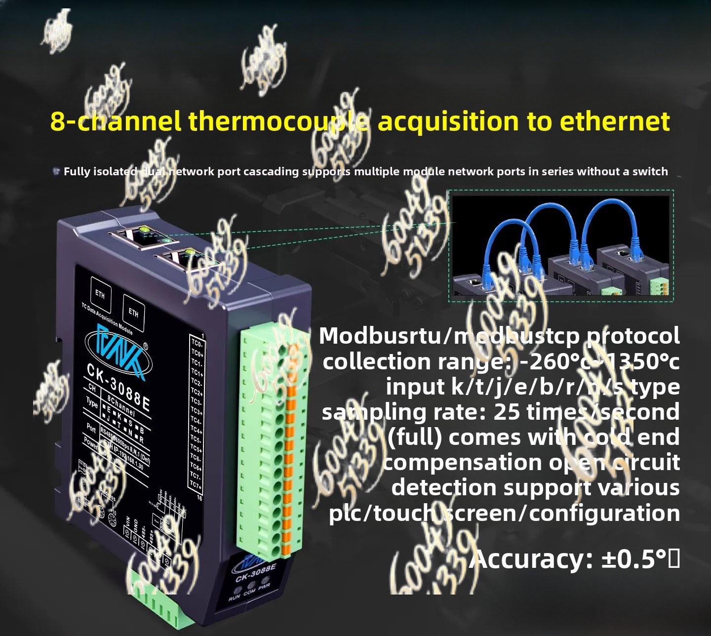 Módulo de temperatura con term - Power Over Ethernet reseña y precio