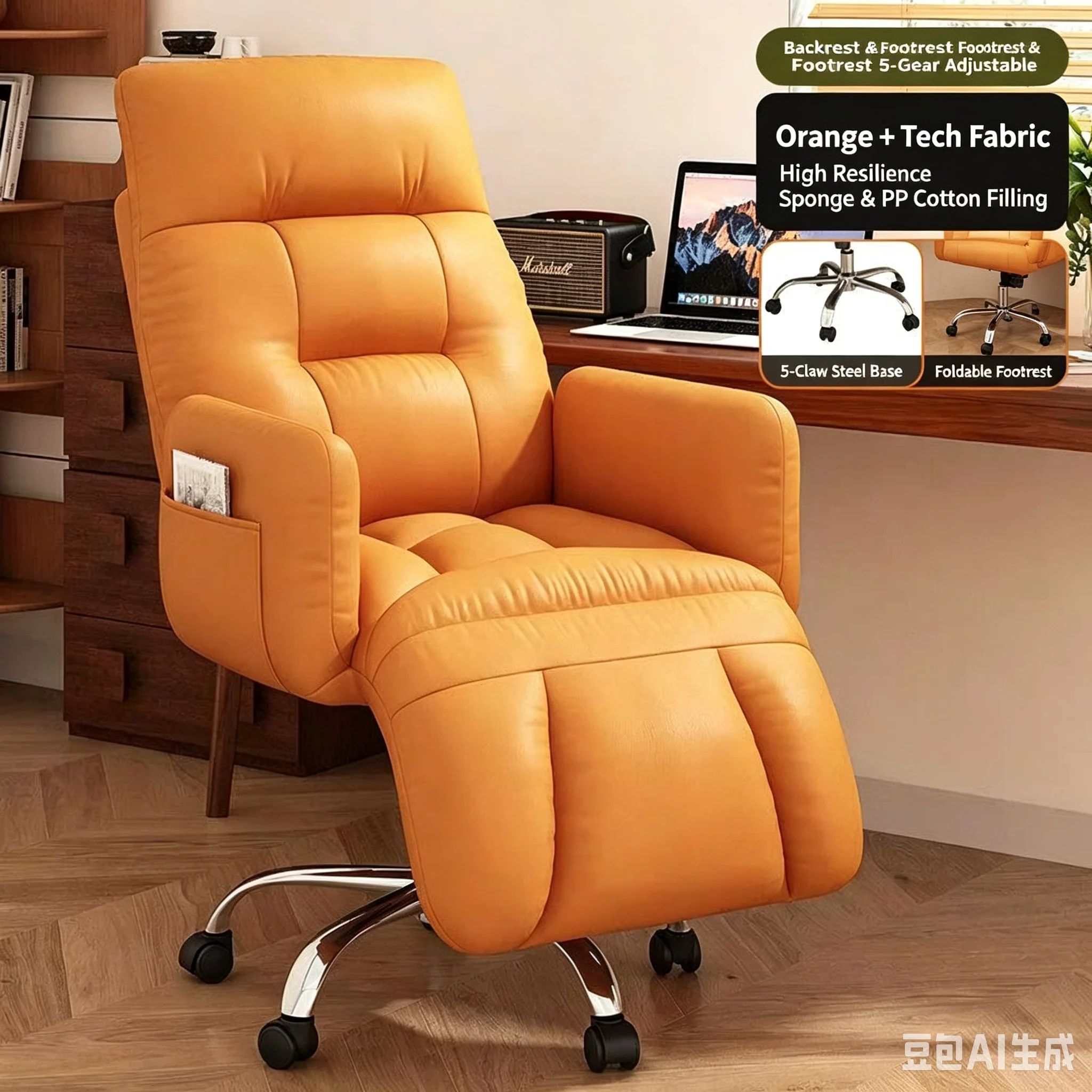 Silla de oficina reclinable co - Office Tech Gear reseña y precio