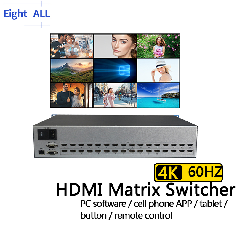 Conmutador de matriz HDMI 4K @ - Power Over Ethernet reseña y precio