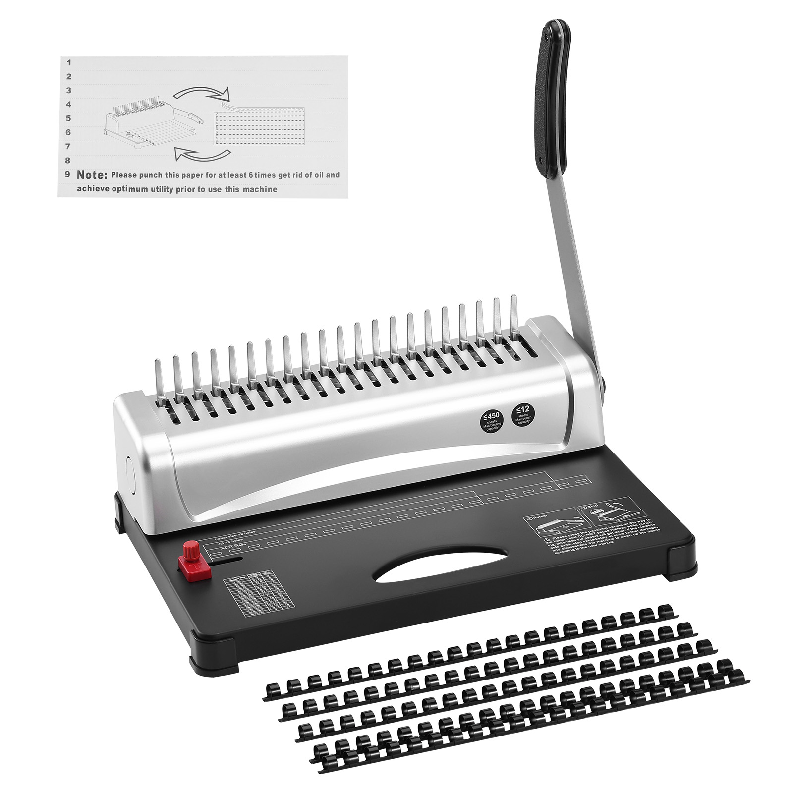 VEVOR Encuadernadora, Encuader - Binding Machine Comb reseña y precio