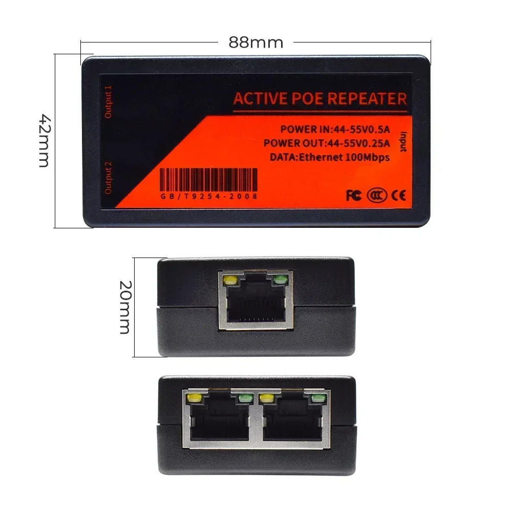 Extensor PoE de 1 a 2 Puertos, - Power Over Ethernet reseña y precio